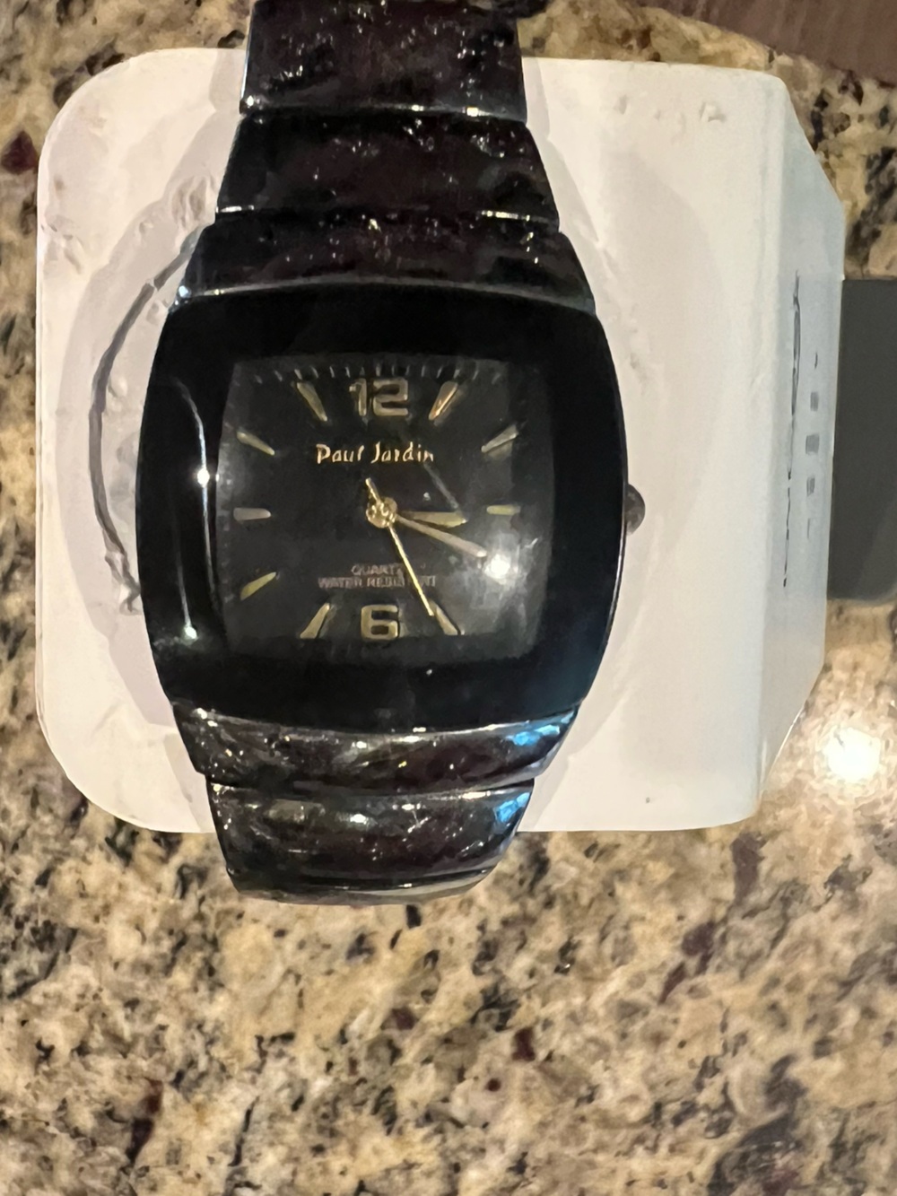 Paul  Jardin vintage men’s watch, black